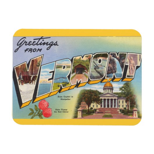 Magnet du Vermont (Horizontal)