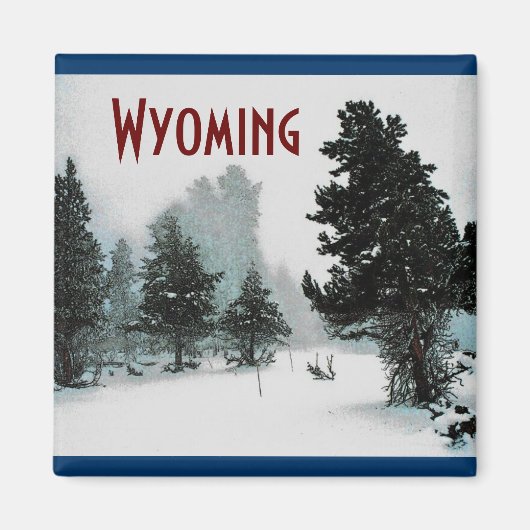 Magnet du Wyoming (Devant)