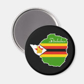 Magnet du Zimbabwe (Recto/Verso)