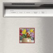 Magnet "Dutch Tulips Bouquet" (In Situ (Lave-vaisselle))