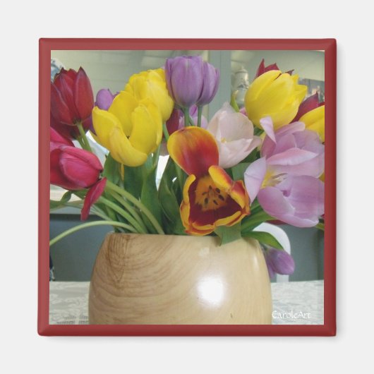 Magnet "Dutch Tulips Bouquet" (Devant)