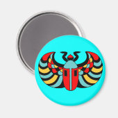 Magnet égyptien Scarab (Recto/Verso)