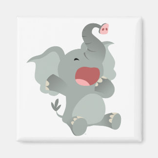 Magnet Eléphant Cartoon Sleepy
