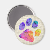 Magnet Empreinte de patte (Recto/Verso)