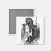 Magnet en chef indien (Recto/Verso)