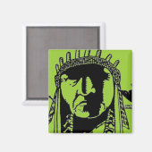 Magnet en chef indien (Recto/Verso)