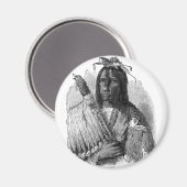 Magnet en chef indien (Recto/Verso)