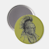 Magnet en chef indien (Recto/Verso)