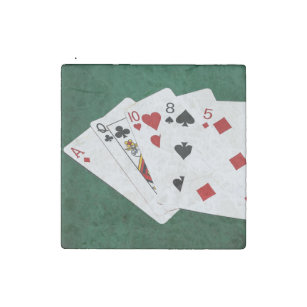 Magnet En Pierre Mains de poker - Carte haute - As