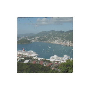 Magnet En Pierre Port à St. Thomas Îles Vierges américaines
