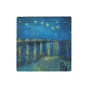Magnet En Pierre Vincent Van Gogh Starry Night Over the Rhone