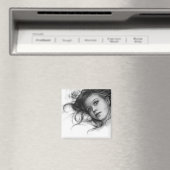 Magnet enfant Rose d'hiver (In Situ (Lave-vaisselle))