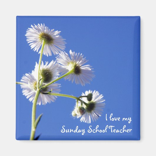 Magnet enseignant dimanche (Devant)