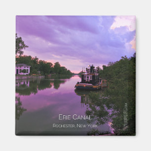 Magnet - Erie Canal op Sunset Magneet