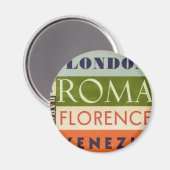 Magnet Étiquette de voyage (Recto/Verso)