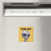 Magnet étranger drôle, ILLÉGAL (In Situ (Lave-vaisselle))