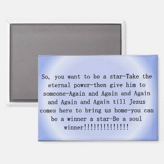 Magnet ' Être un gagnant de l'âme pour Jésus