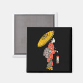 Magnet féminin asiatique (Recto/Verso)