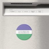 Magnet féministe avec la citation d'Audrey Ludwig (In Situ (Lave-vaisselle))