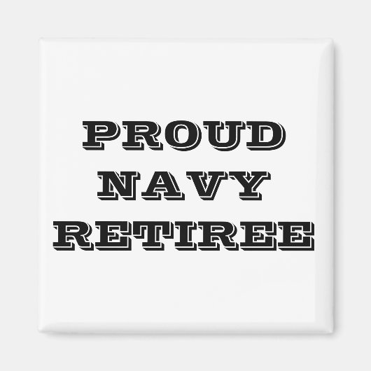 Magnet Fière Retraite Marine (Devant)