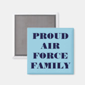 Magnet Fiers de la famille de la Force aérienne (Recto/Verso)