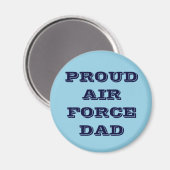 Magnet Fiers papa de la Force aérienne (Recto/Verso)