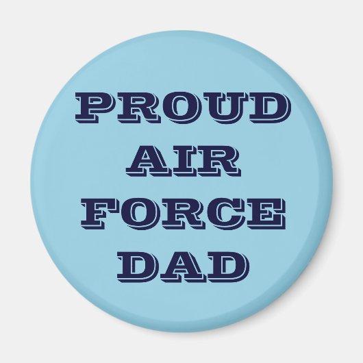 Magnet Fiers papa de la Force aérienne (Devant)