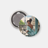 Magnet | Fille À Paris (Recto/Verso)