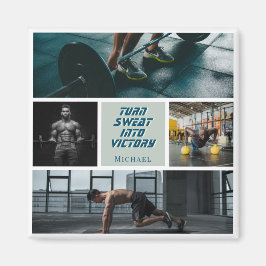 Magnet fitness gym coach accessoire cadeau magneet