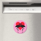 Magnet FlamingoLove1 (In Situ (Lave-vaisselle))