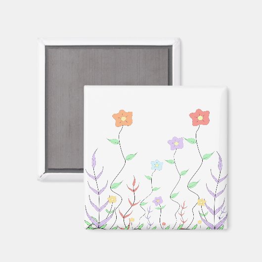 Magnet Fleur sauvage (Recto/Verso)