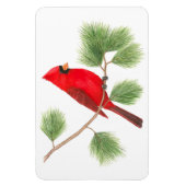 Magnet Flexi du Cardinal du Nord (Vertical)