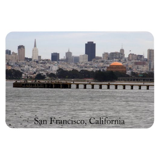 Magnet Flexi Premium de San Francisco Bay (Horizontal)