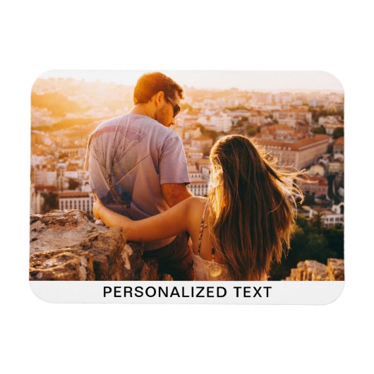 Magnet Flexibel uw foto en tekst Magneet (Horizontaal)