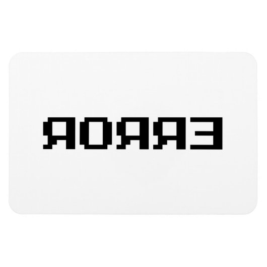 MAGNET FLEXIBLE Я Я Я Ǝ | ERREUR (Horizontal)