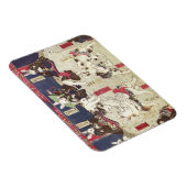 Magnet Flexible 兎 の 撲 相, 芳 lapins de Sumo, Yoshifuji, Ukiyo-e, 藤 (Côté Droit)