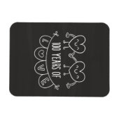 Magnet Flexible 100e anniversaire Coeurs de la calèche (Horizontal)