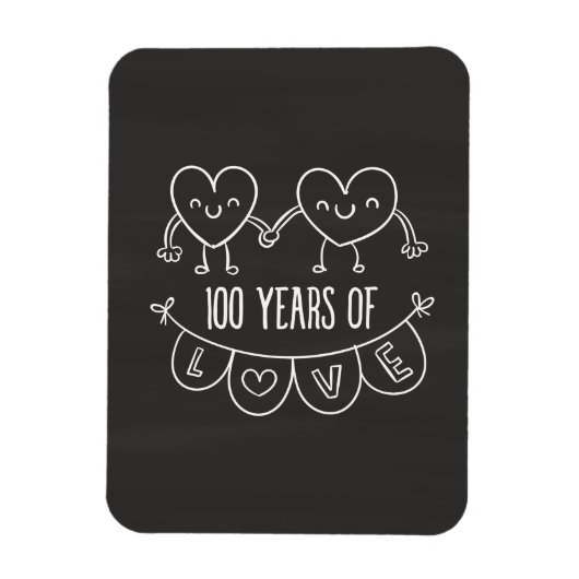 Magnet Flexible 100e anniversaire Coeurs de la calèche (Vertical)