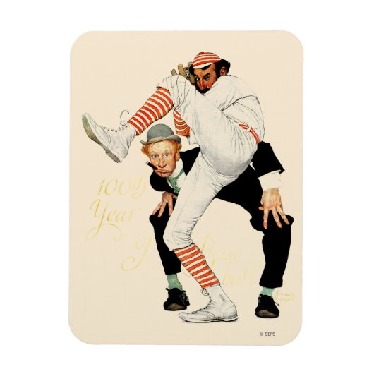 Magnet Flexible 100e Anniversary of baseball (Vertical)
