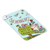 Magnet Flexible 10 ans d'actes aléatoires de carnage (Côté Droit)