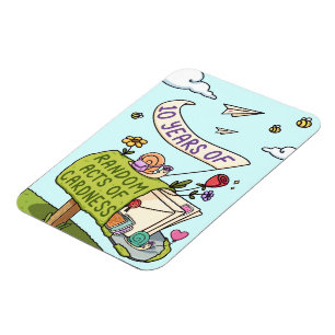 Magnet Flexible 10 ans d'actes aléatoires de carnage