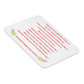 Magnet Flexible 10 Commandements natifs Aimant photo flexible (Côté Droit)