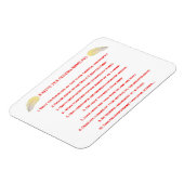 Magnet Flexible 10 Commandements natifs Aimant photo flexible (Côté Gauche)