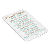 Magnet Flexible 12 jours de Noël (Côté Droit)