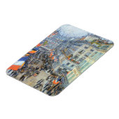 Magnet Flexible 14 juillet, rue Daunou par Childe Hassam (Côté Gauche)