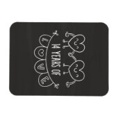 Magnet Flexible 14e Anniversary Poison de Chalk Hearts (Horizontal)