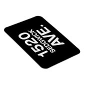 MAGNET FLEXIBLE 1520 SEDGWICK AVE. (Côté Droit)