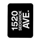 MAGNET FLEXIBLE 1520 SEDGWICK AVE. (Vertical)