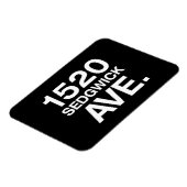 MAGNET FLEXIBLE 1520 SEDGWICK AVE. (Côté Gauche)