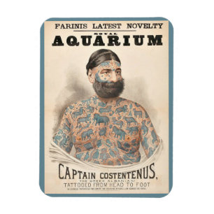 Magnet Flexible 1880 Capitaine Costentenus homme tatoué